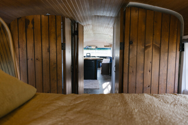 Image 16 for 54 Tiny Home | School bus with Bedroom and Sauna
