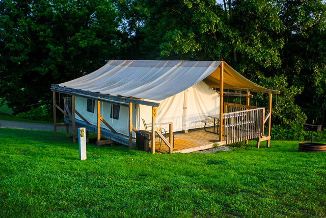 Image 1 for Deluxe Glamping Tent Site #77 - Jicarilla