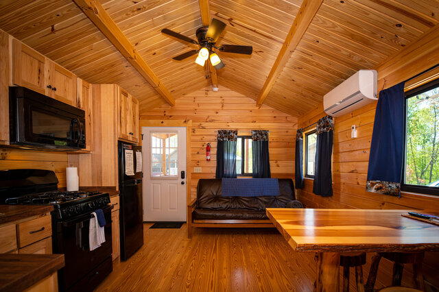 Image 2 for Teal Log Cabin #118