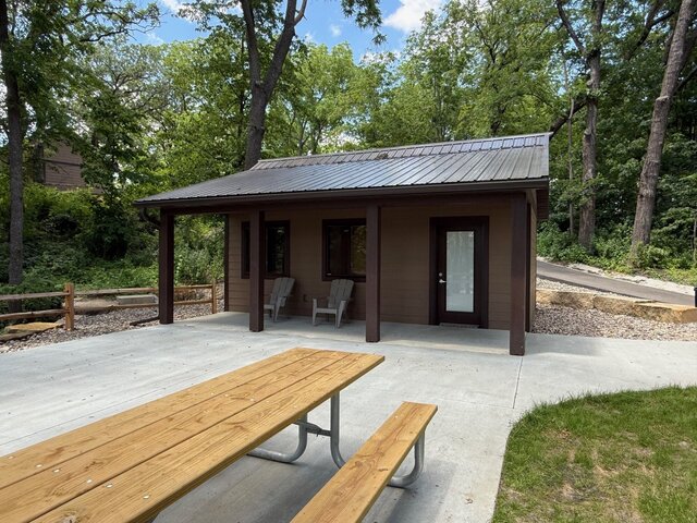 Image 1 for CCW Camper Cabin -Walnut, NOT ADA accessible and parking is uphill