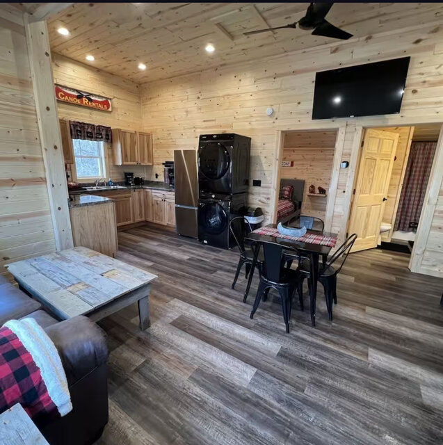 Image 1 for Dragonfly Nest, log cabin atmosphere, river view