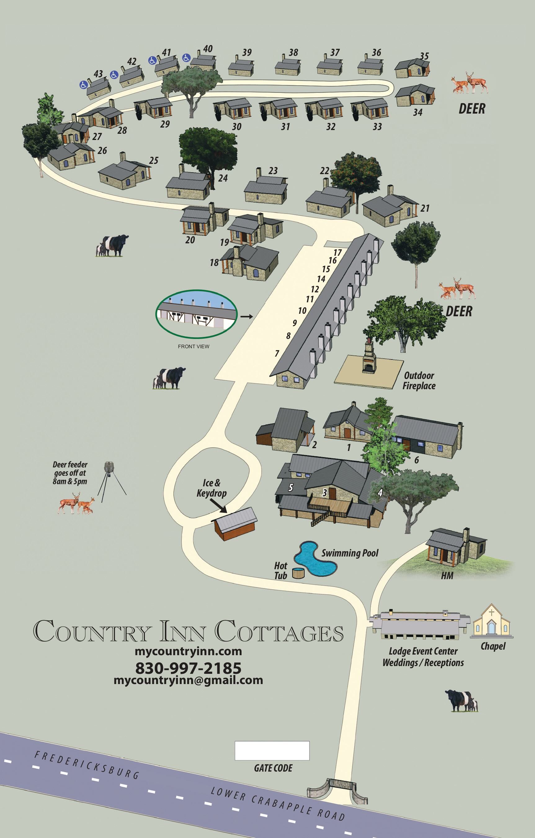 Cottages Map
