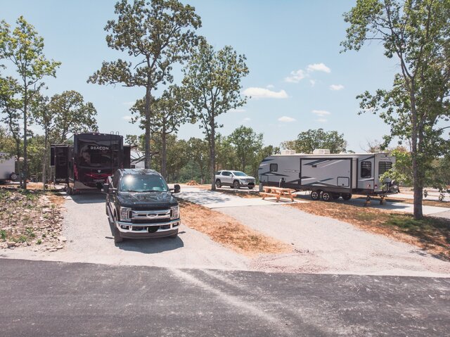 Image 4 for Ozark Mountain View RV Site 6 (Concrete Pad)Back