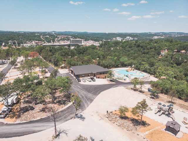 Image 5 for Ozark Mountain View RV Site 6 (Concrete Pad)Back