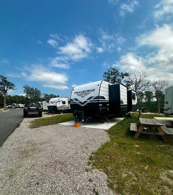 Image 1 for Ozark Mountain View RV Site 35 (Concrete Pad) Back