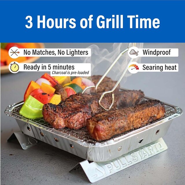 Image 1 for Pull Start Fire Grill