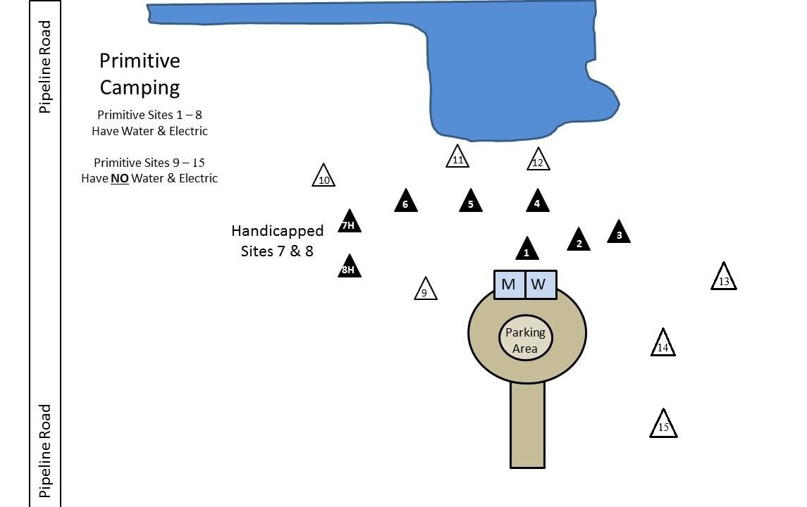 Primitive Camping Map