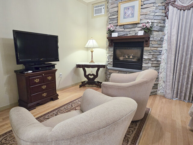 Sitting Area with a Flatscreen TV