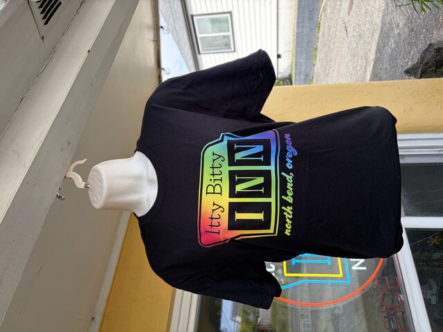 Image 1 for Itty Bitty Inn Rainbow Logo Shirt