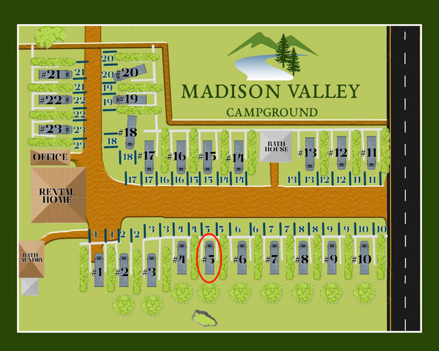 Madison Valley Campground Site #5
