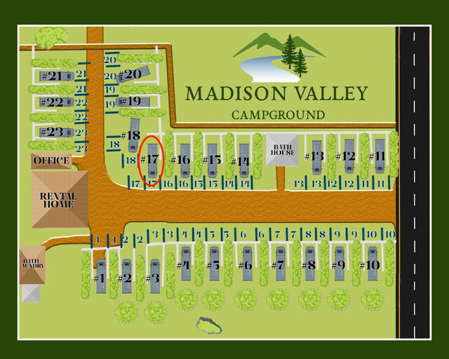 Madison Valley Campground Site #17