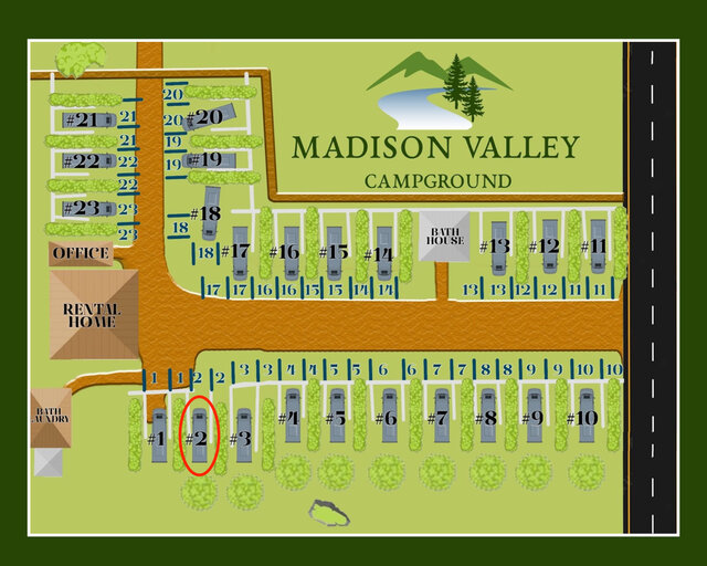 Madison Valley Campground Site #2