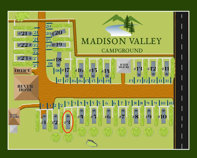 Madison Valley Campground Site #3