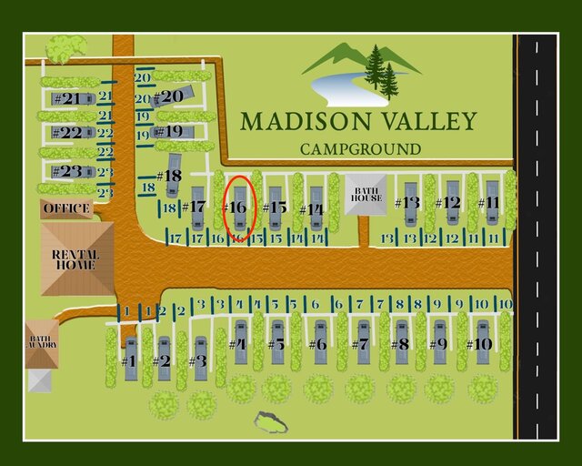 Madison Valley Campground Site #16