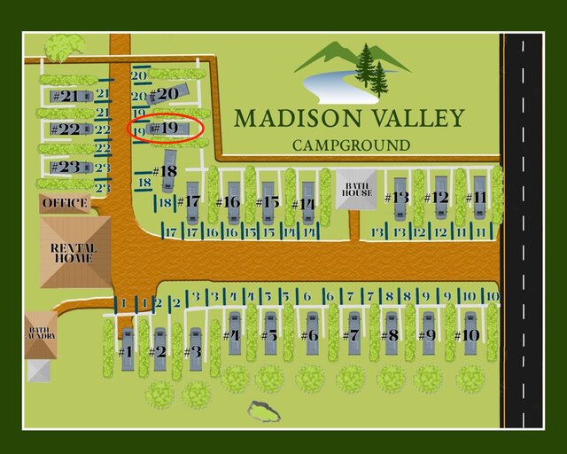 Madison Valley Campground Site #19