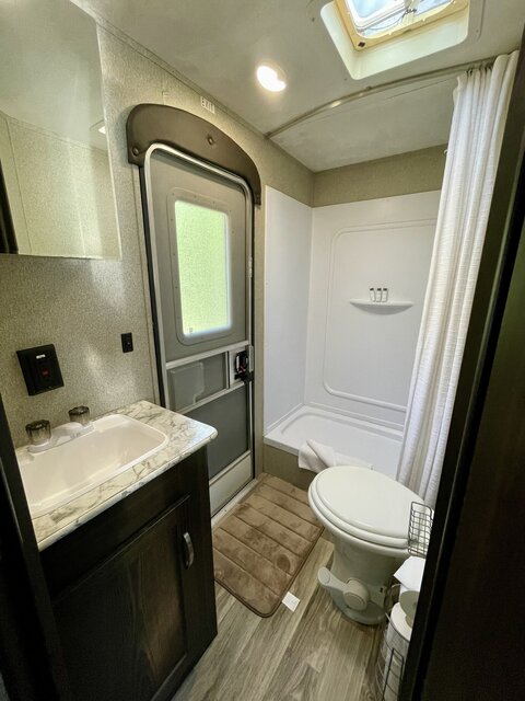 Image 6 for 13) Glamping Camper & Hot Tub ( 1 Queen and 2 Full)