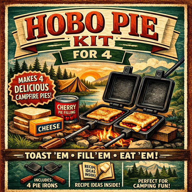Image 1 for Hobo Pie Kit for 4
