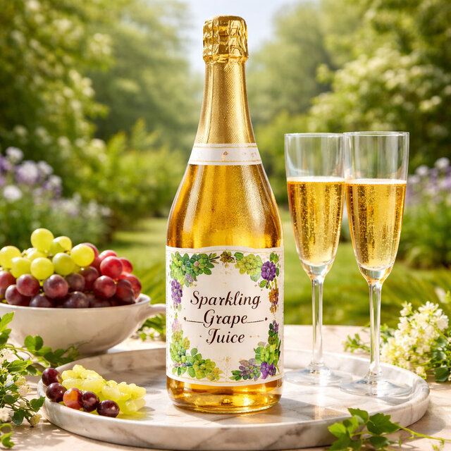 Image 1 for Bottle of Sparkling Grape Juice