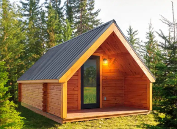 Image 1 for Tent Pod 02  - Double, Twin, Futon, AC, Mini-Fridge, Microwave