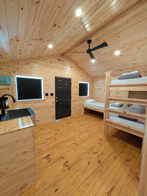 Image 4 for B. Rustic Cabin 01 - 1 Queen, 4 Twin Bed XL, Kitchenette, Full Bath