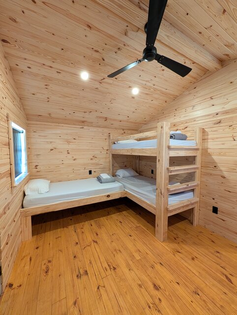 Image 2 for B. Rustic Cabin 01 - 1 Queen, 4 Twin Bed XL, Kitchenette, Full Bath