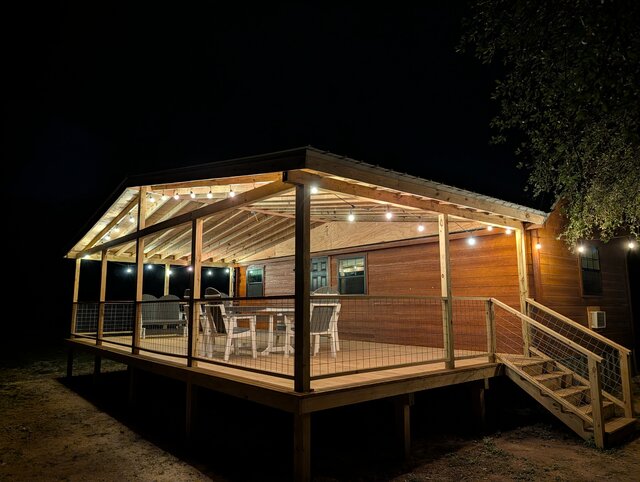 Image 1 for B. Rustic Cabin 00 -  1 Queen, 4 Twin Bed XL, Kitchenette, Full Bath