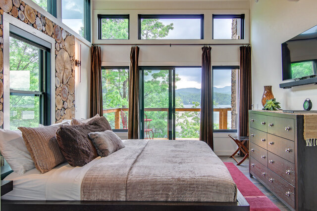 Encore Lakefront Cabin Rental Master Bedroom-2
