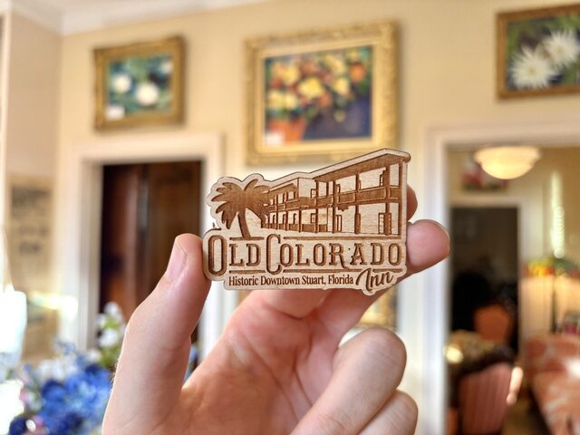 Image 1 for 15.) OCI Wood Magnet