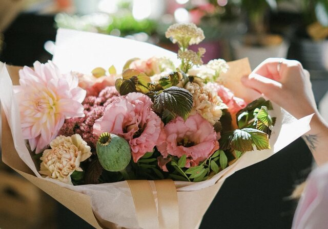 Image 1 for 08.) Bouquet of Fresh Seasonal Blooms