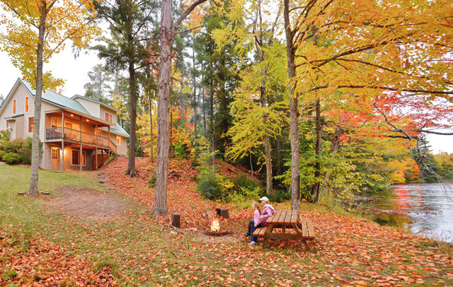 Image 1 for The Norwegian Woods Riverfront Cabin