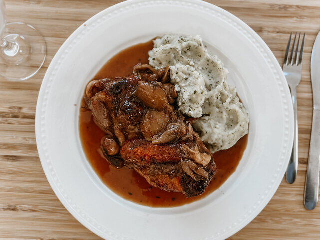 Image 1 for Coq au Vin with Garlic Butter Mash