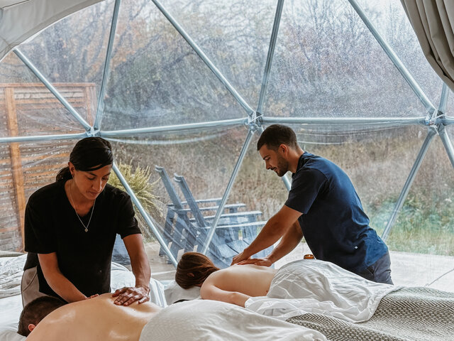 Image 1 for In Dome Couples Massage
