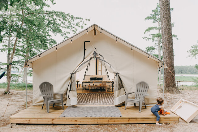 Image 4 for 098) Site # 98 Deluxe Safari Tent