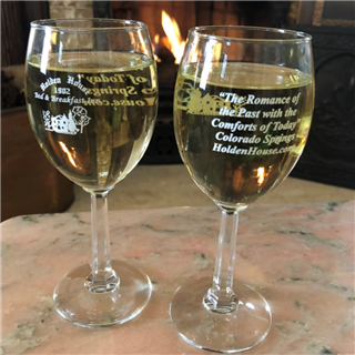 Image 1 for 2 Holden House Wine Glasses Long-Stemmed set of 2