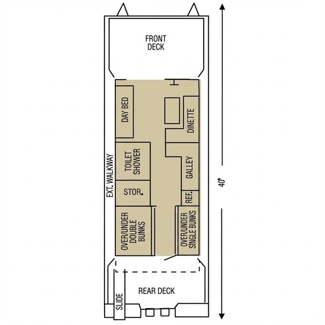 Image 2 for HB12 The Walleye Houseboat [40' - 6p]