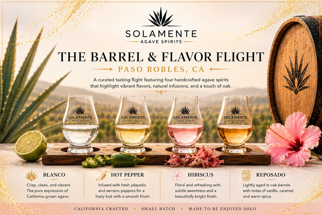 Image 1 for Solamente:  Barrel & Flavor Flight
