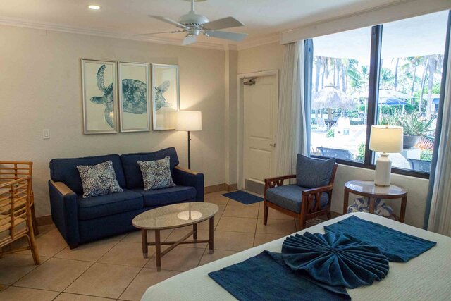 Image 3 for RM 11 Efficiency Poolside King Bed & Queen Sleeper Sofa