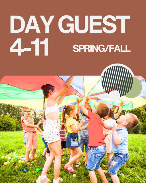 Image 1 for Day Guests 4-11 (Spring/Fall)