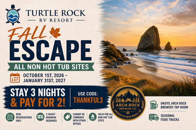 Image 1 for Fall Escape – Stay 3, Pay for 2 RV Sites