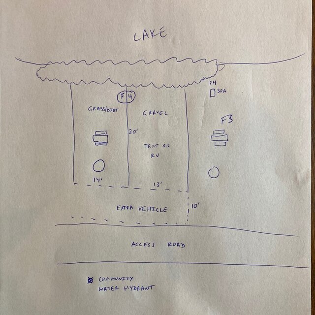 Image 2 for F04 LAKESIDE - RV BACK IN or TENT SITE