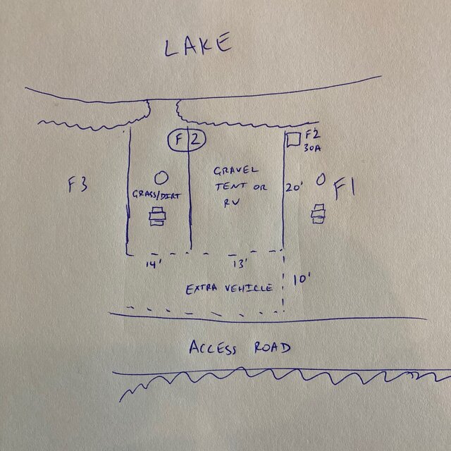 Image 2 for F02 LAKESIDE - RV BACK IN or TENT SITE
