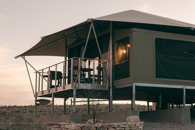 Tent 6 and 8 Exterior