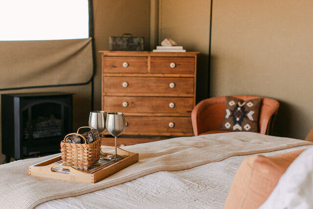 Tent 5 Dresser and Lounge Chair