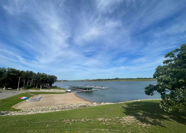 Private beach for resort guests
