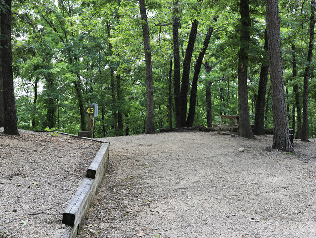 Image 1 for 43) Pull Thru Site 30amp, water sewer