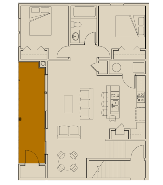 Image 9 for North Building Sawtooth City Suite