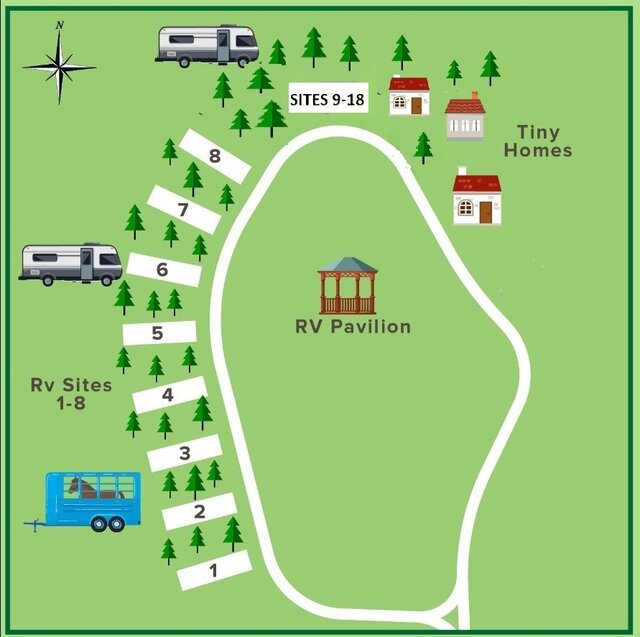 Image 2 for #1 RV Site max rig 36' - Full hook up