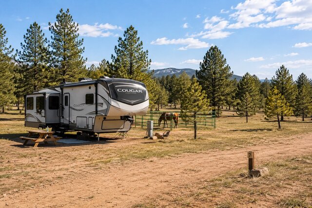 Image 3 for #6  RV or Horse site -  detached 56" rig