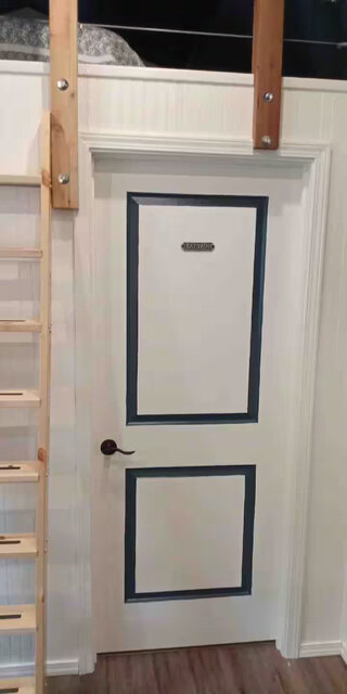 Door to downstairs bedroom