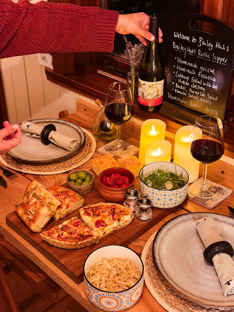 Image 1 for Bailey Huts Rustic Supper
